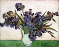 Vase aux Iris Vincent van Gogh Fleurs impressionnistes